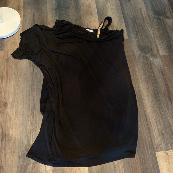 Calvin Klein plus size‎  one open sleeve, one metallic strap dress. - Picture 1 of 5